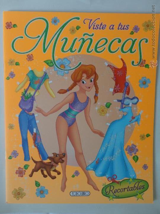 Coleccionismo recortables: LIBRO RECORTABLE VISTE A TUS MU&Ntilde;ECAS. - Foto 1