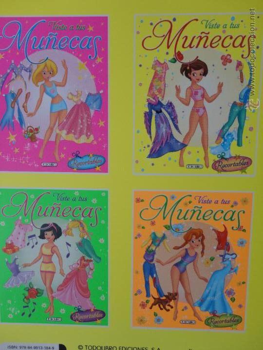 Coleccionismo recortables: LIBRO RECORTABLE VISTE A TUS MU&Ntilde;ECAS. - Foto 2