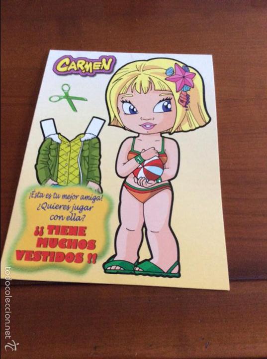 Coleccionismo recortables: CARMEN RECORTABLE DE MU&Ntilde;ECA ALBA LIBROS - Foto 1