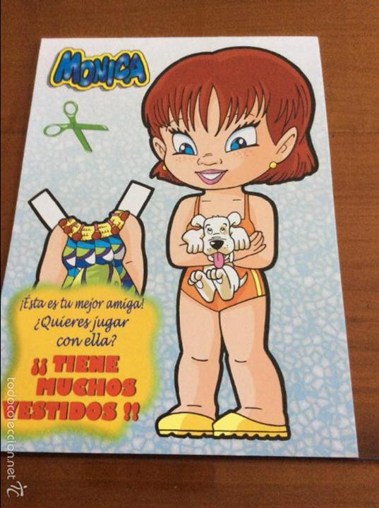 Coleccionismo recortables: MONICA RECORTABLE DE MU&Ntilde;ECA ALBA LIBROS - Foto 1