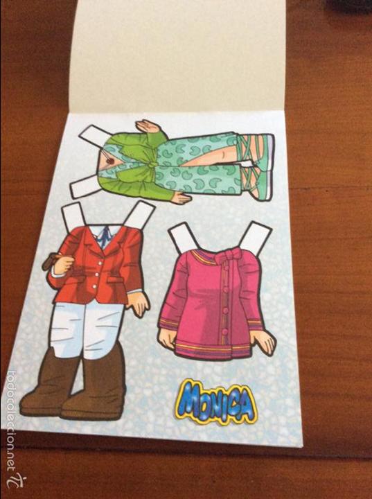 Coleccionismo recortables: MONICA RECORTABLE DE MU&Ntilde;ECA ALBA LIBROS - Foto 2