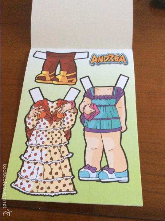 Coleccionismo recortables: ANDREA RECORTABLE DE MU&Ntilde;ECA ALBA LIBROS - Foto 3