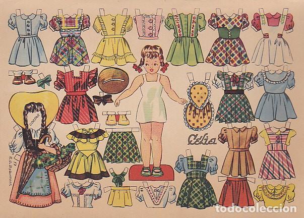 Coleccionismo recortables: RECORTABLE MU&Ntilde;ECAS FLORITA CELIA - Foto 1