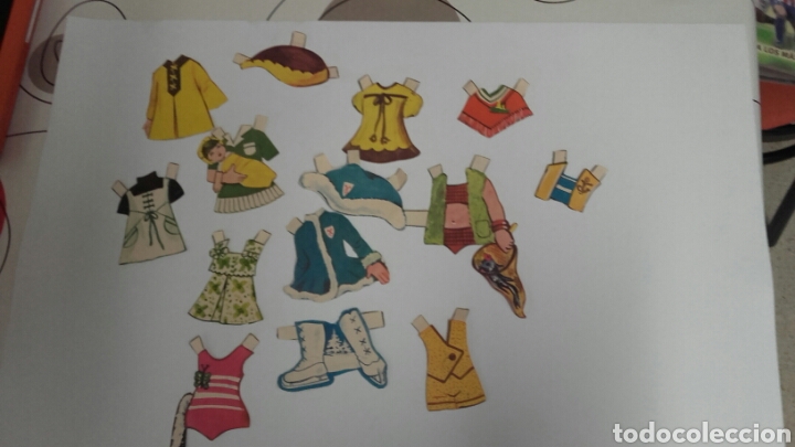 Coleccionismo recortables: ACCESORIOS MU&Ntilde;ECA RECORTABLE  RECORTADOS - Foto 1