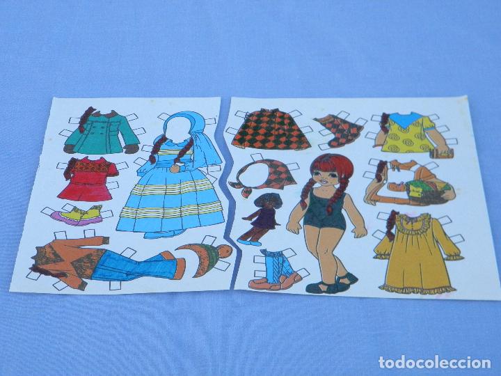 Coleccionismo recortables: Mu&ntilde;eca recortable Servilibro - Foto 2