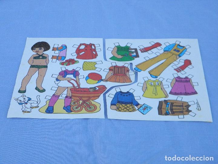 Coleccionismo recortables: Mu&ntilde;eca recortable Servilibro - Foto 2