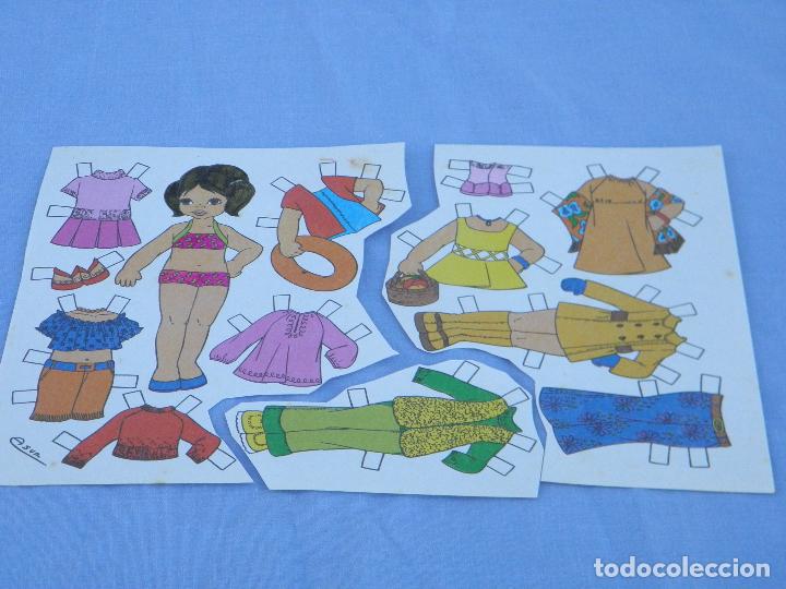 Coleccionismo recortables: Mu&ntilde;eca recortable Servilibro - Foto 2
