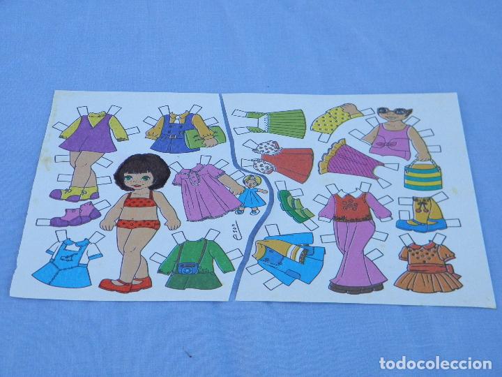 Coleccionismo recortables: Mu&ntilde;eca recortable Servilibro - Foto 2