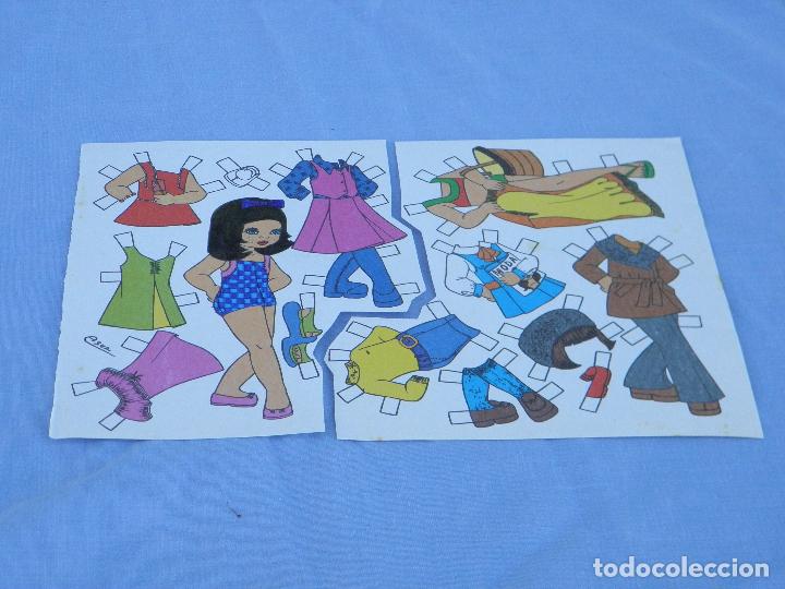 Coleccionismo recortables: Mu&ntilde;eca recortable Servilibro - Foto 2