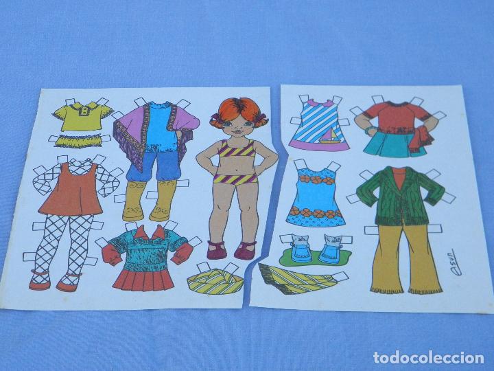 Coleccionismo recortables: Mu&ntilde;eca recortable Servilibro - Foto 2