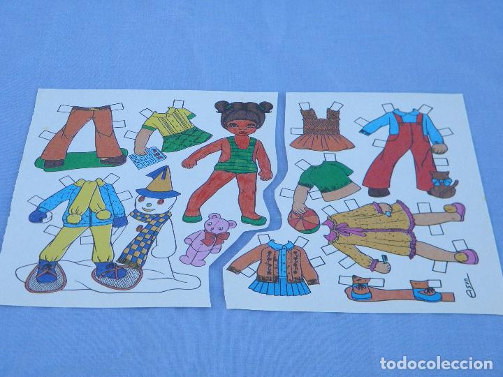 Coleccionismo recortables: Mu&ntilde;eca recortable Servilibro - Foto 2