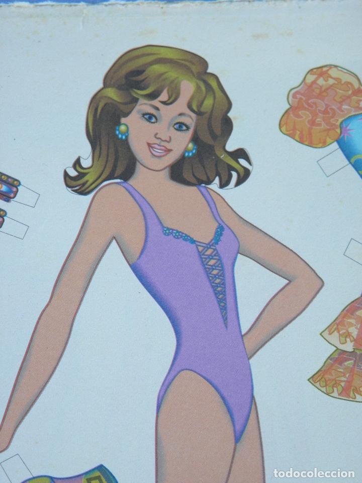 Coleccionismo recortables: Mu&ntilde;eca modelo recortable - Foto 2