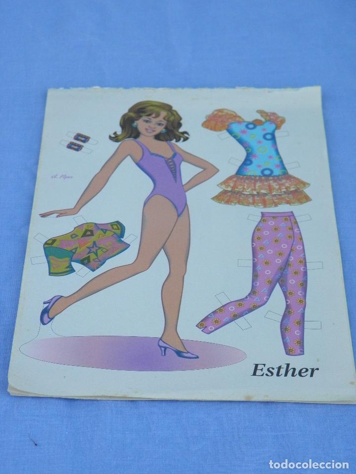 Coleccionismo recortables: Mu&ntilde;eca modelo recortable - Foto 1