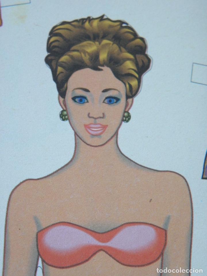 Coleccionismo recortables: Mu&ntilde;eca modelo recortable - Foto 2