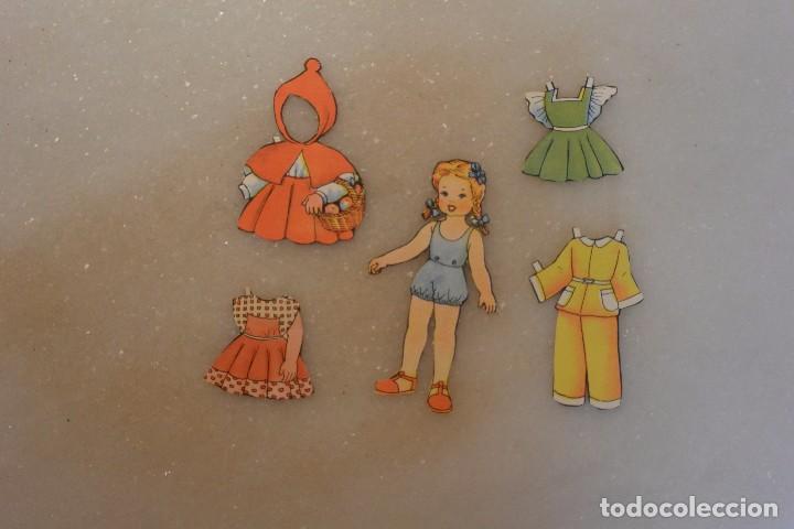 Coleccionismo recortables: RECORTABLE MU&Ntilde;ECA CON VESTIDOS - Foto 1