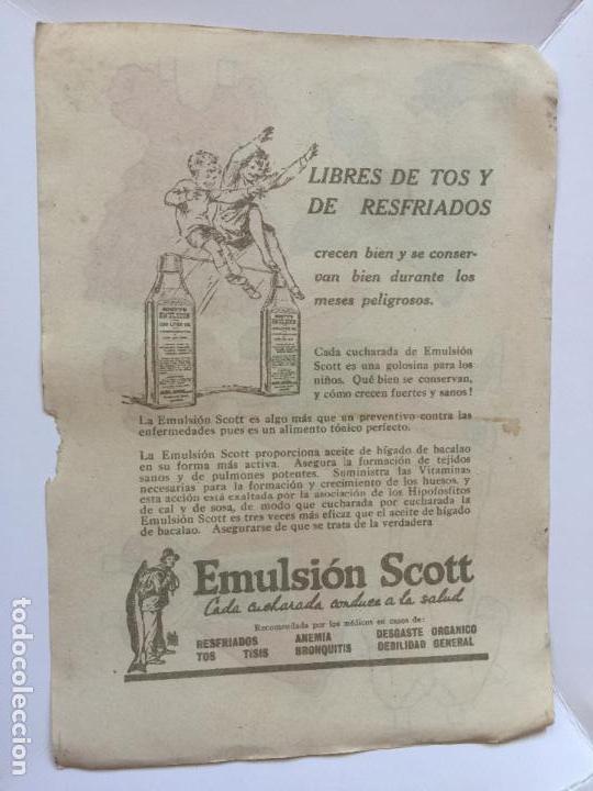 Coleccionismo recortables: RECORTABLE MU&Ntilde;ECA. EMULSION SCOTT. - Foto 2