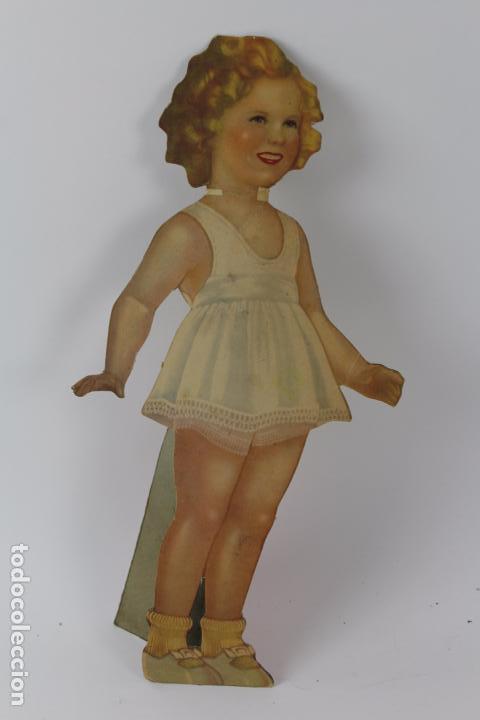 Coleccionismo recortables: MU&Ntilde;ECA DE CARTON SHIRLEY CON VESTIDOS Y COMPLEMENTOS. - Foto 2