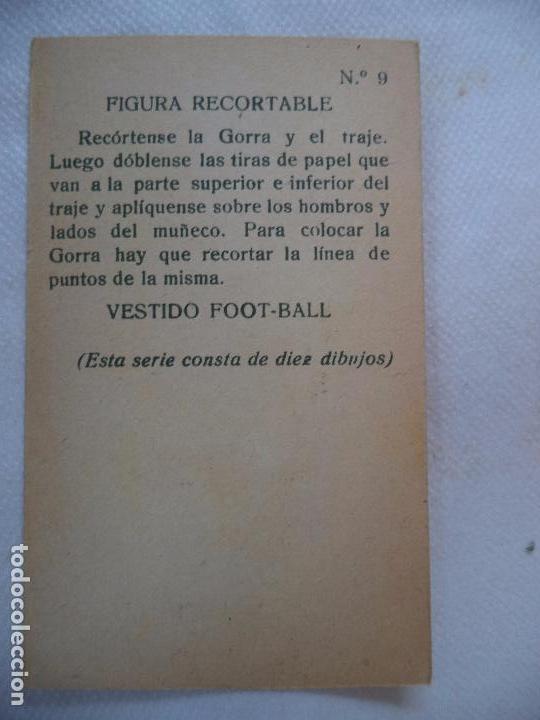 Coleccionismo recortables: CROMO RECORTABLE - Foto 2