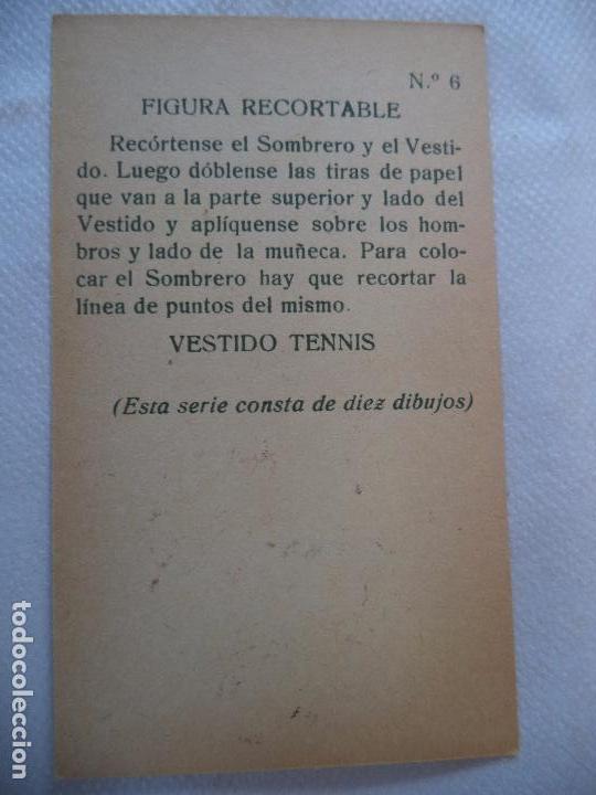 Coleccionismo recortables: CROMO RECORTABLE - Foto 2