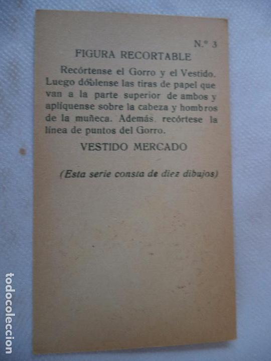 Coleccionismo recortables: CROMO RECORTABLE - Foto 2