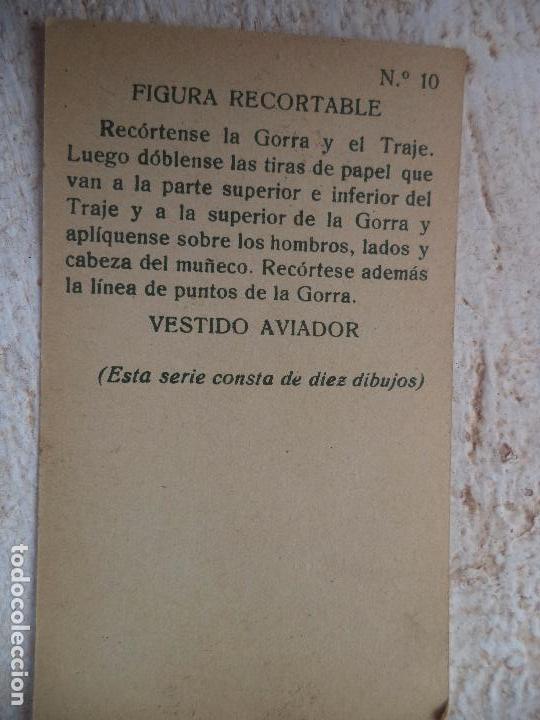 Coleccionismo recortables: CROMO RECORTABLE - Foto 2