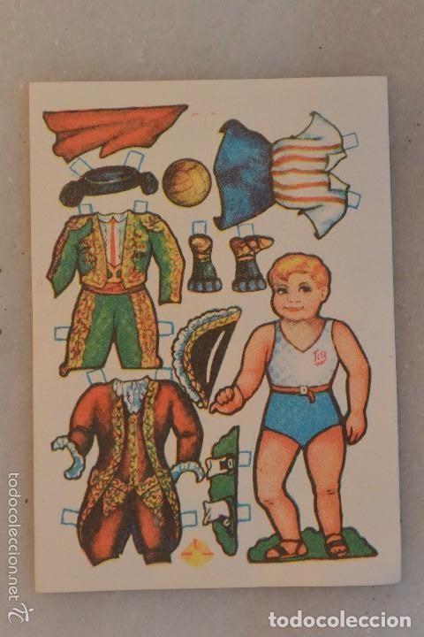 Coleccionismo recortables: PEQUE&Ntilde;O RECORTABLE MU&Ntilde;ECO - Foto 1