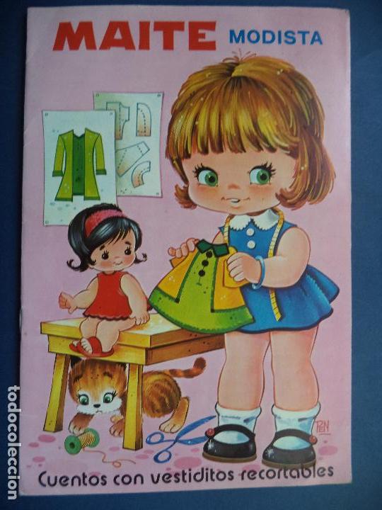 Coleccionismo recortables: CUENTO CON VESTIDITOS RECORTABLES MAITE MODISTA - Foto 1