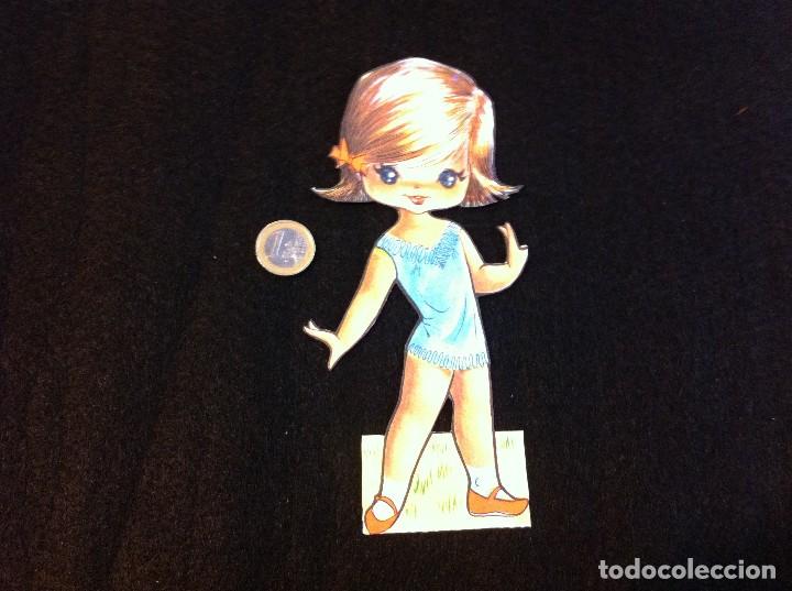 Coleccionismo recortables: MU&Ntilde;ECA RECORTABLE EN PAPEL - Foto 1