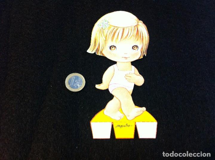 Coleccionismo recortables: MU&Ntilde;ECA RECORTABLE EN PAPEL - Foto 1
