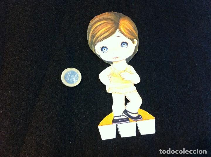 Coleccionismo recortables: MU&Ntilde;ECA RECORTABLE EN PAPEL - Foto 1