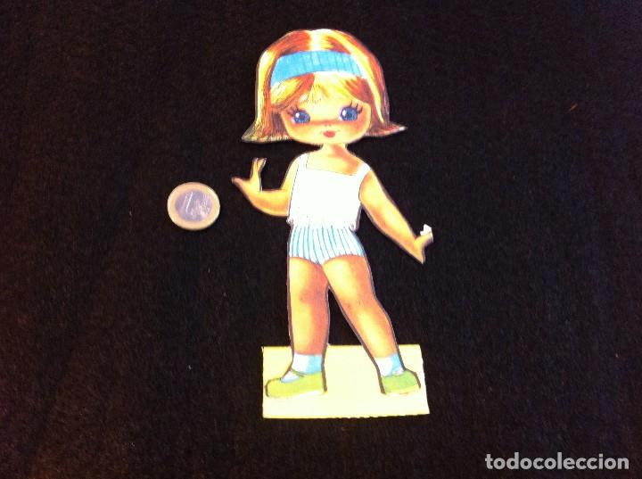 Coleccionismo recortables: MU&Ntilde;ECA RECORTABLE EN PAPEL - Foto 1