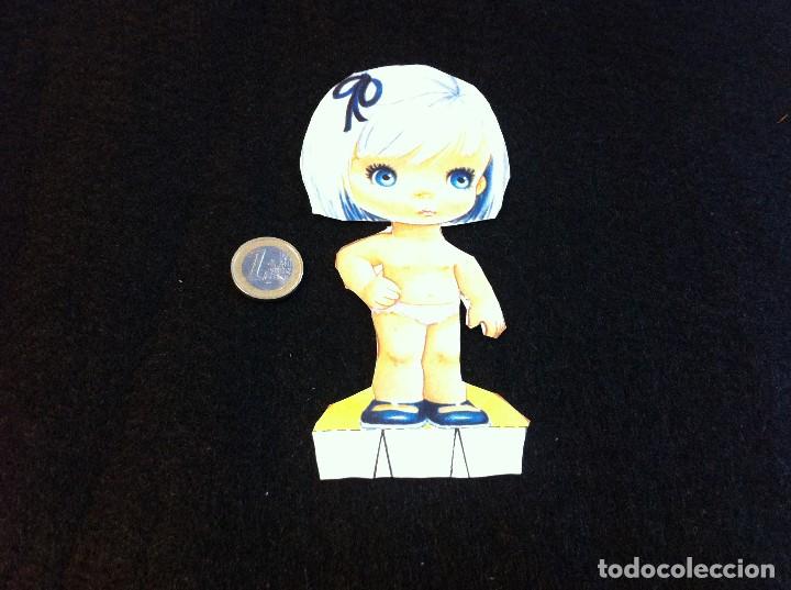 Coleccionismo recortables: MU&Ntilde;ECA RECORTABLE EN PAPEL - Foto 1