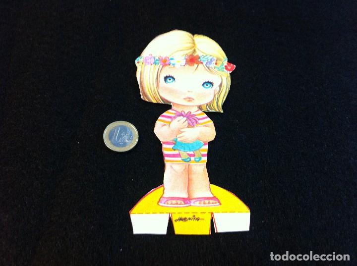 Coleccionismo recortables: MU&Ntilde;ECA RECORTABLE EN PAPEL - Foto 1