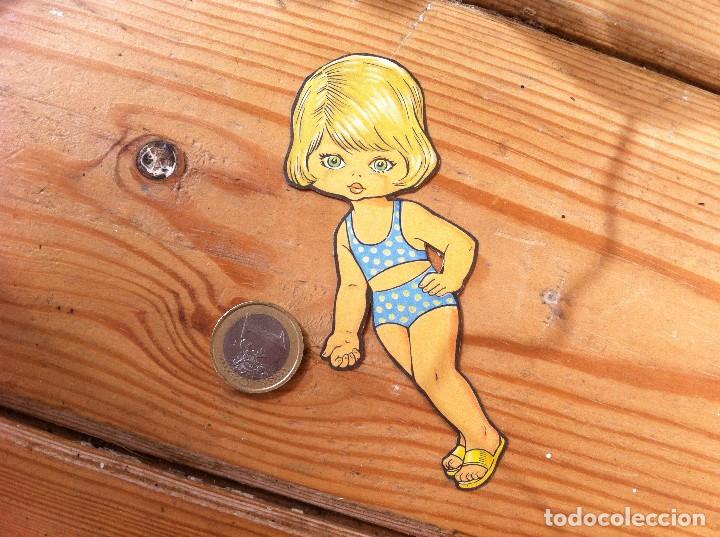 Coleccionismo recortables: MU&Ntilde;ECA RECORTABLE EN PAPEL - Foto 1