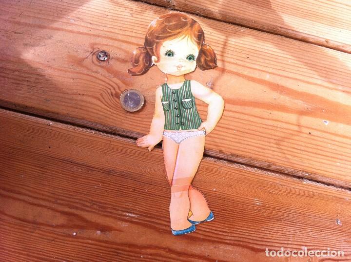 Coleccionismo recortables: MU&Ntilde;ECA RECORTABLE EN PAPEL - Foto 1