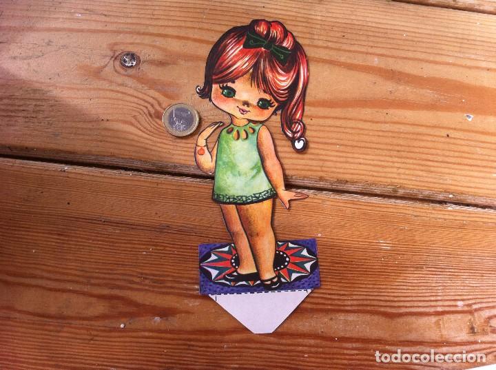 Coleccionismo recortables: MU&Ntilde;ECA RECORTABLE EN PAPEL - Foto 1