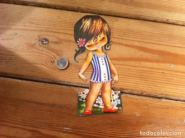 Coleccionismo recortables: MU&Ntilde;ECA RECORTABLE EN PAPEL - Foto 1