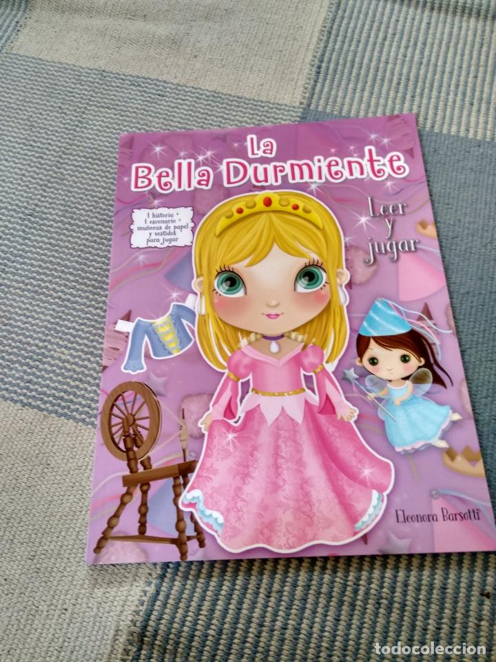 Coleccionismo recortables: LIBRO CUENTO DE RECORTABLES DE MU&Ntilde;ECAS  LA  BELLA DURMIENTE  2016 - Foto 1