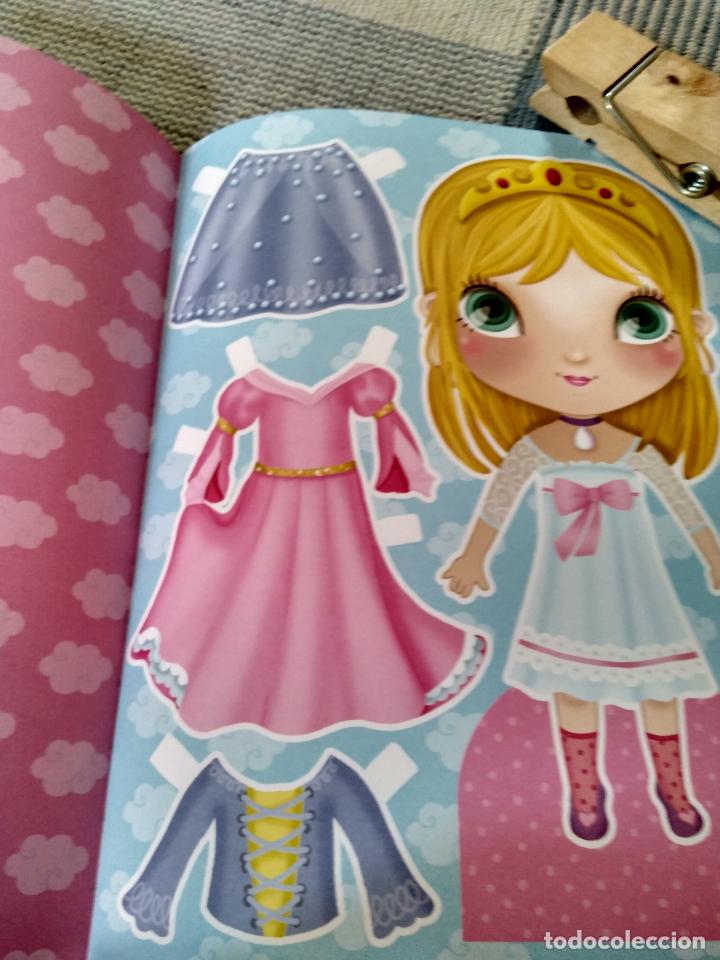 Coleccionismo recortables: LIBRO CUENTO DE RECORTABLES DE MU&Ntilde;ECAS  LA  BELLA DURMIENTE  2016 - Foto 2