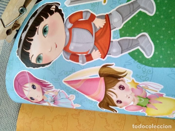 Coleccionismo recortables: LIBRO CUENTO DE RECORTABLES DE MU&Ntilde;ECAS  LA  BELLA DURMIENTE  2016 - Foto 4