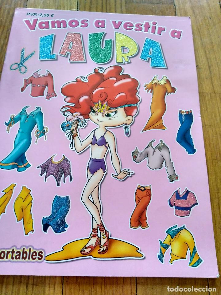 Coleccionismo recortables: LIBRO  RECORTABLE  LAURA - Foto 1