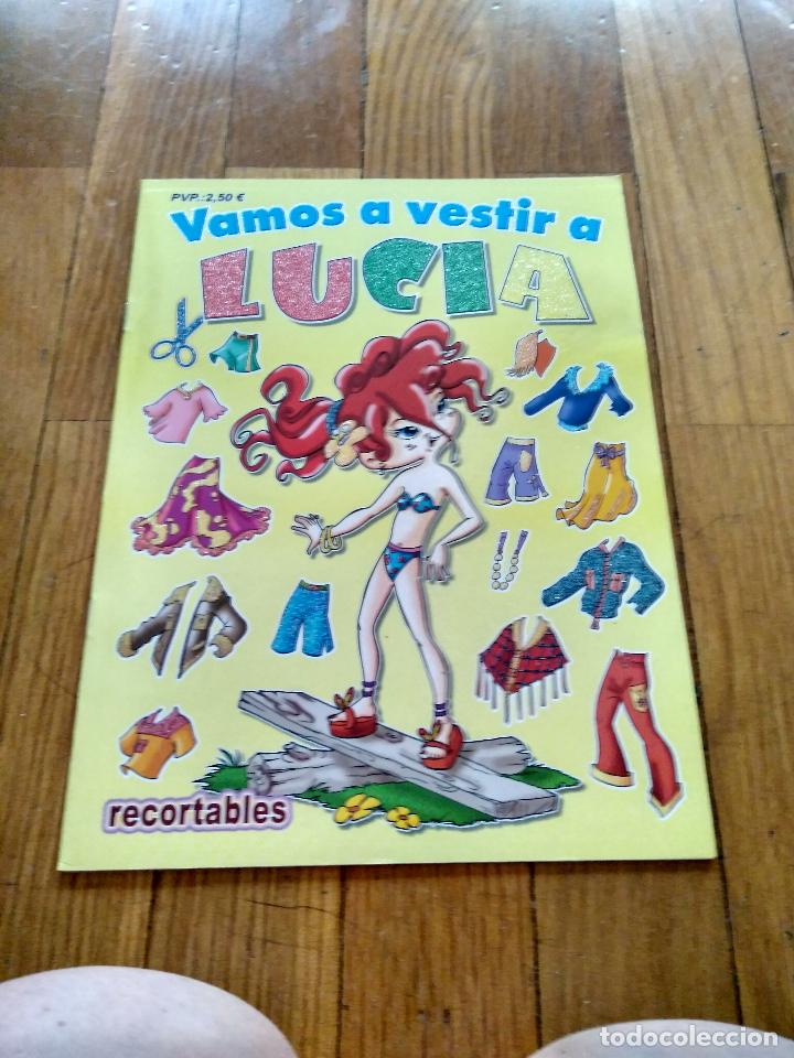 Coleccionismo recortables: LIBRO  RECORTABLE  LUCIA - Foto 1