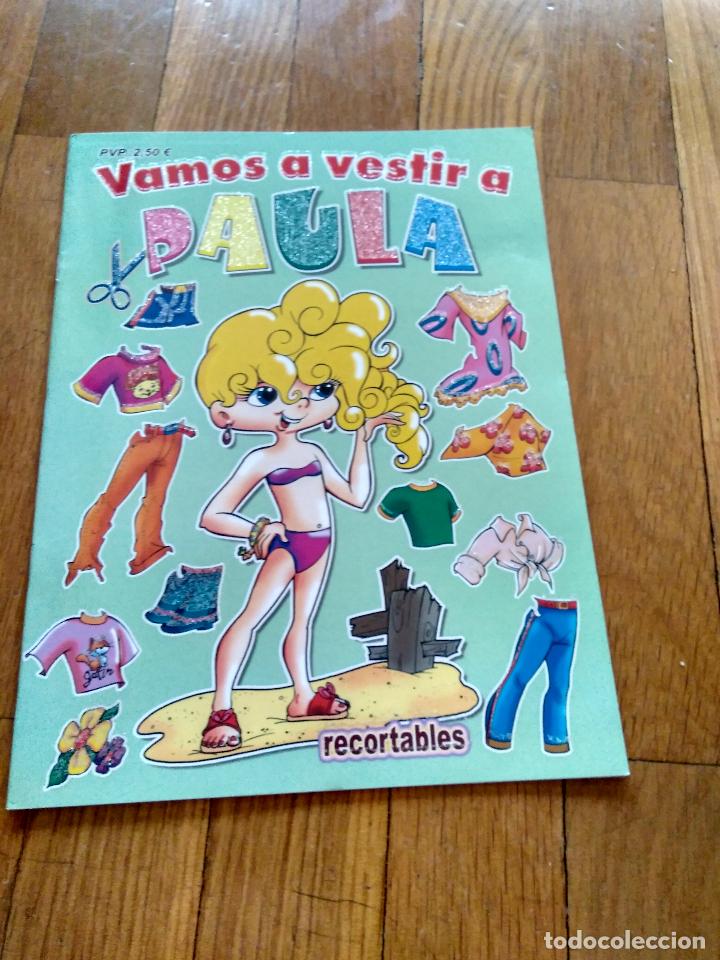 Coleccionismo recortables: LIBRO  RECORTABLE   PAULA - Foto 1