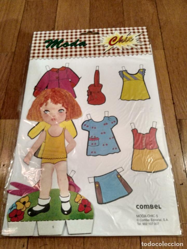 Coleccionismo recortables: RECORTABLE DE MU&Ntilde;ECA MODA CHIC COMBEL 2009 CON TIJERAS - Foto 1