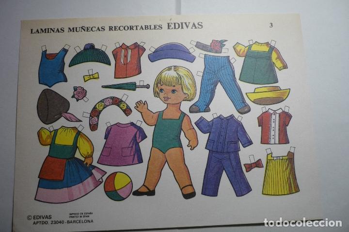 Coleccionismo recortables: recortable mu&ntilde;ecas-edivas - Foto 1
