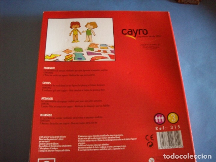 Coleccionismo recortables: recortable cayro con caja - Foto 2