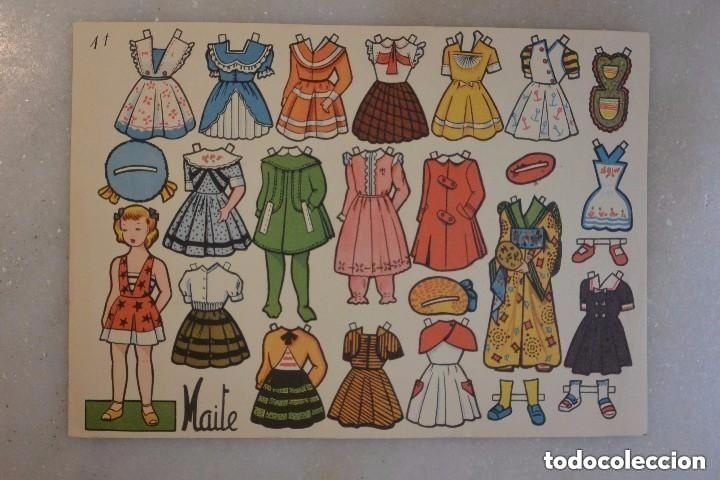 Coleccionismo recortables: RECORTABLE FLORITA MU&Ntilde;ECA MAITE - Foto 1