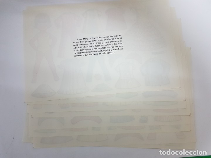 Coleccionismo Recortables: 10 LAMINAS DIFERENTES MUÑECAS RECORTABLES / TAMAÑO GIGANTE 43 x 28 CMS./ ORIGINAL 1971 / NUEVO!!! - Foto 11 - 289835338