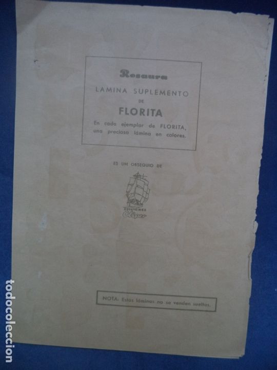 Coleccionismo recortables: ROSAURA OBSEQUIO DE FLORITA - Foto 2