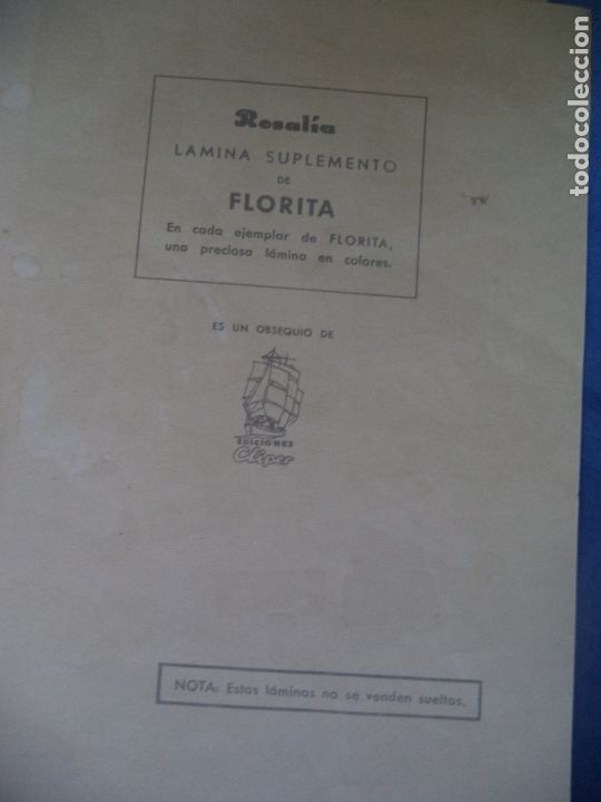 Coleccionismo recortables: ROSALIA OBSEQUIO DE FLOITA - Foto 2